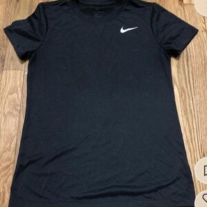 Nike Black T-Shirt with White Logo